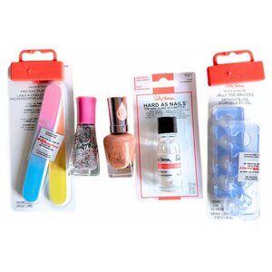 SALLY HANSEN Mani Pedi Nail Polish Files Toe Dividers Bundle NEW